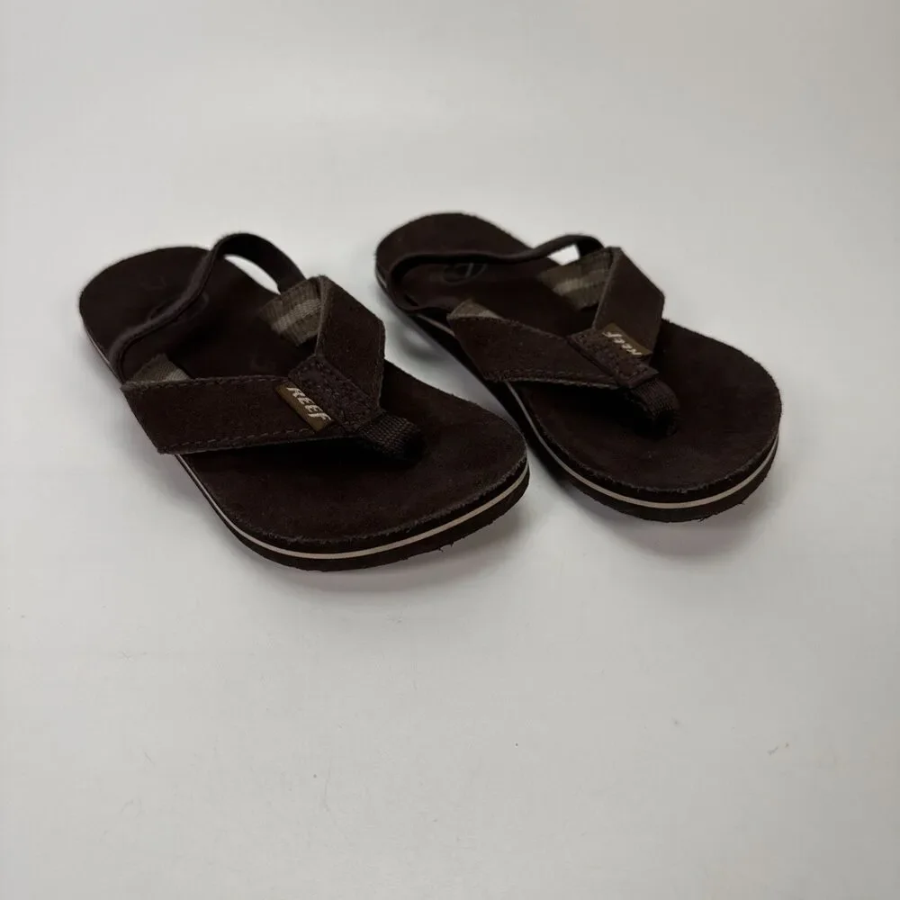 Reef Toddler Brown Flip Flop Sandles Sz 7/8